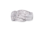 A HIGH KARAT GOLD DIAMOND RING