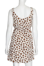 ALICE + OLIVIA - A SLEEVELESS POLKA DOT PRINT DRESS