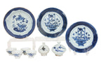 A GROUP OF BLUE AND WHITE PORCELAIN