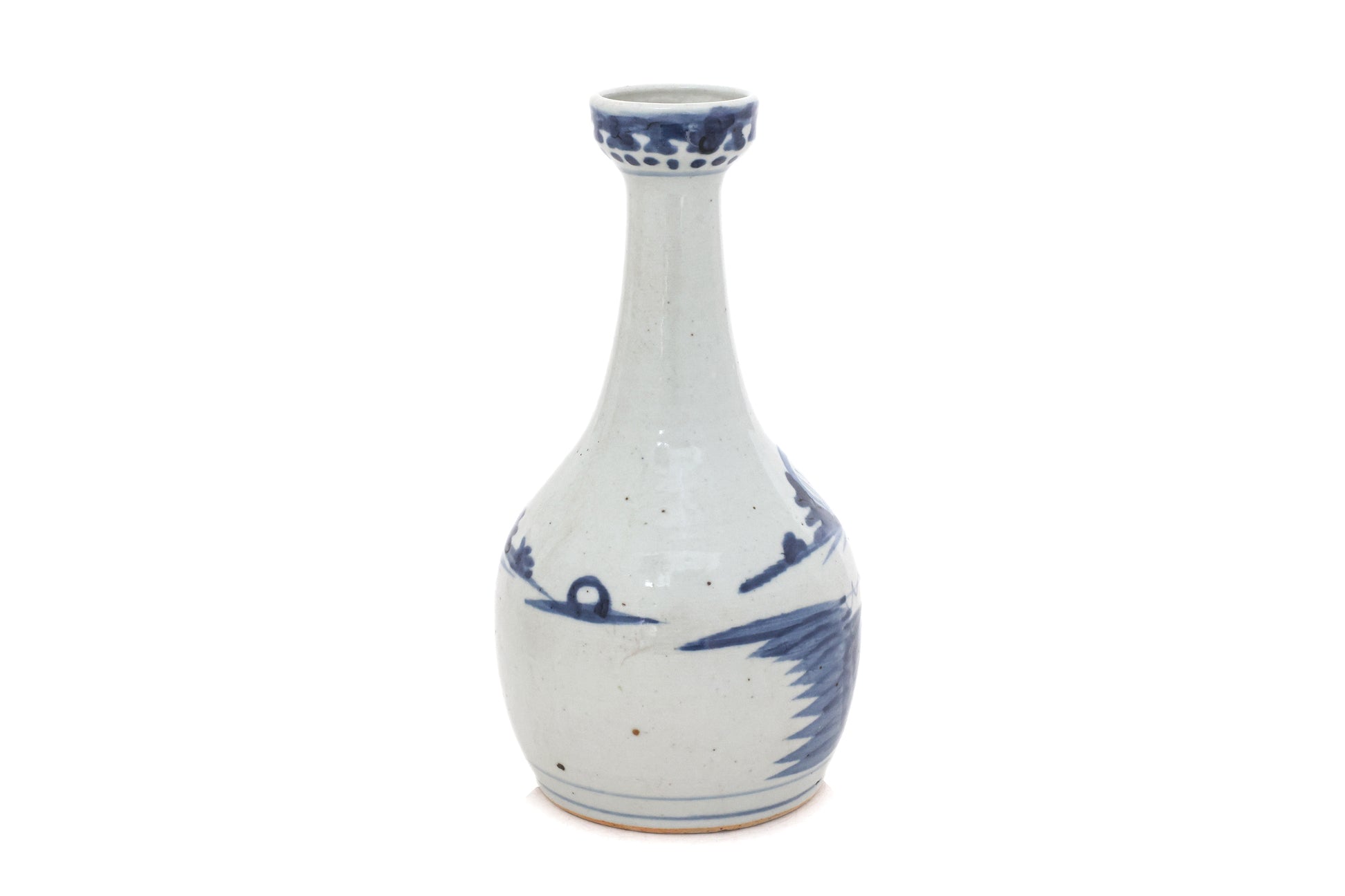 TWO PORCELAIN BOTTLE VASES