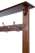 A TEAK COAT RACK