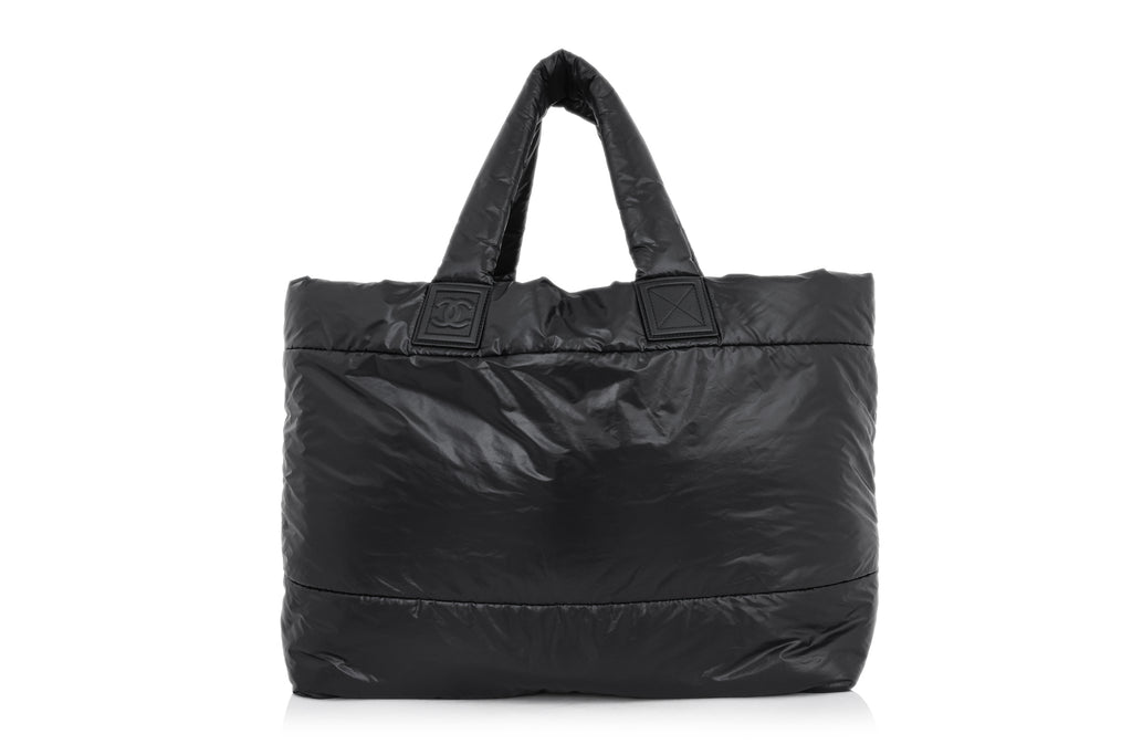 CHANEL - A 'COCO COCOON' LARGE NYLON TOTE BAG