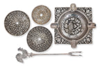 A GROUP OF SIX SOUTHEAST ASIAN SILVER ITEMS