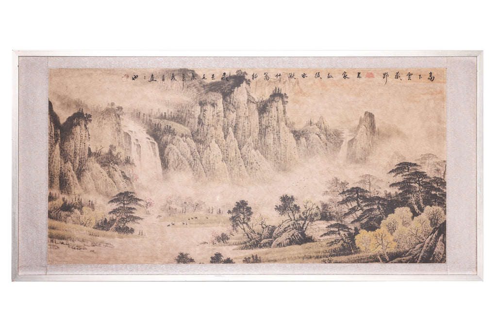 CHINESE SCHOOL (20TH CENTURY) - MOUNTAIN LANDSCAPE