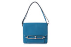 AN HERMÈS BLUE COLVERT ROULIS 23
