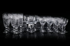 A SUITE OF ROYAL BRIERLEY CRYSTAL STEMWARE