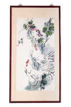 GU GUO WEI (CHINESE, 20TH CENTURY) - ROOSTERS