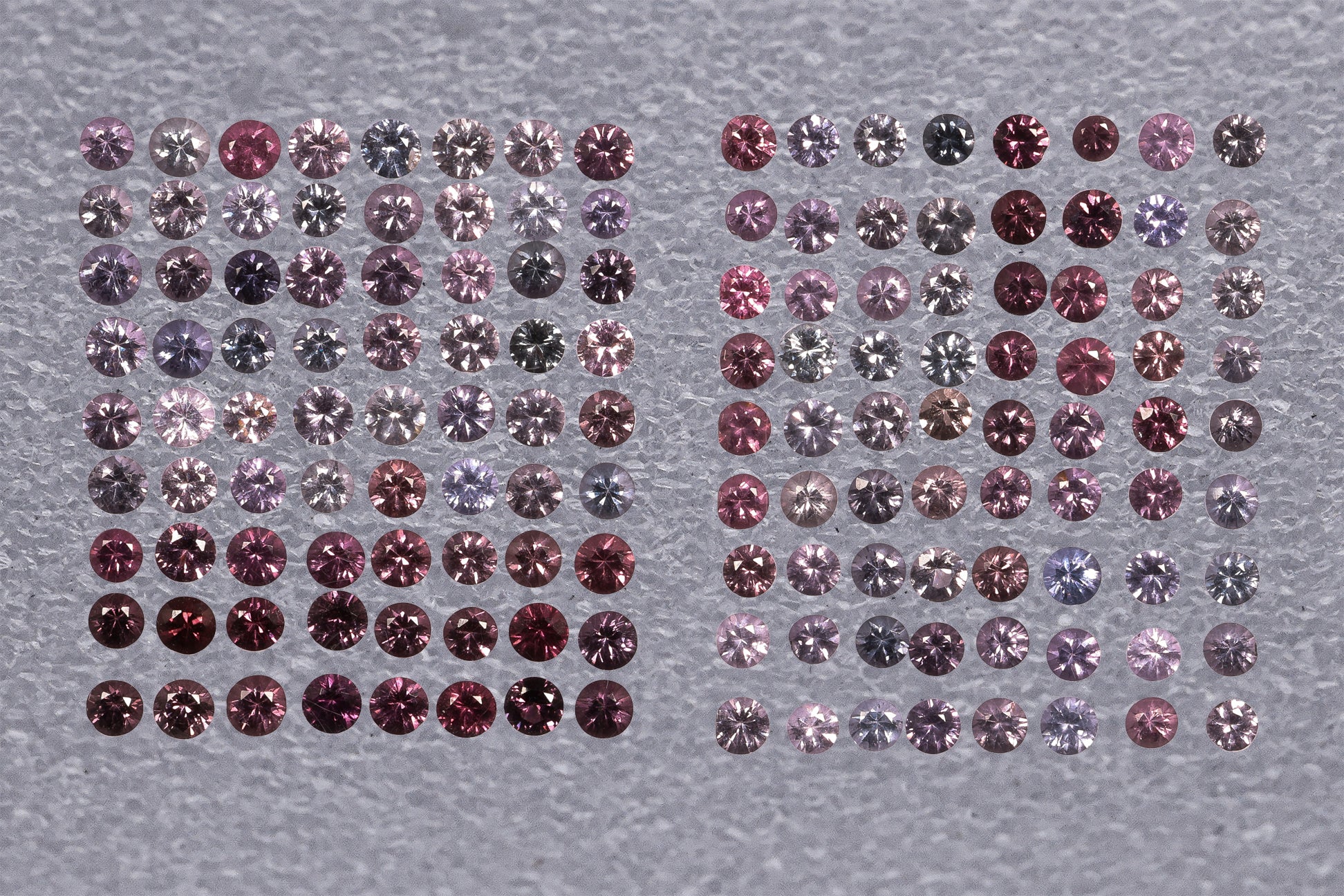 A GROUP OF UNMOUNTED SPINEL MELEES