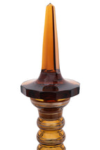 A VERY LARGE BOHEMIAN GLASS DECANTER