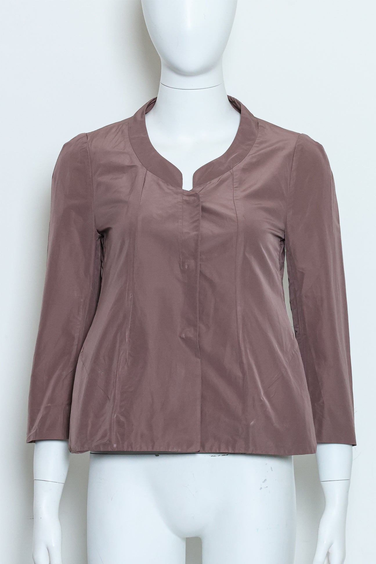 MARNI - A TAUPE BUTTONED BLOUSE