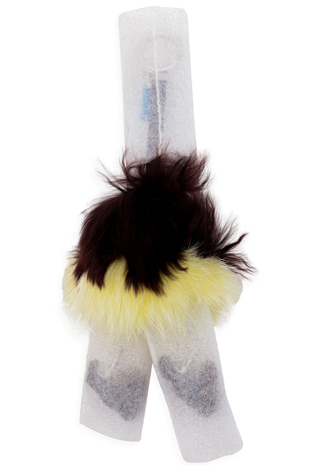 FENDI - A 'BAG BUGS' FOX FUR AND MINK BAG CHARM