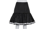 PRADA - A BLACK RUFFLED SKIRT