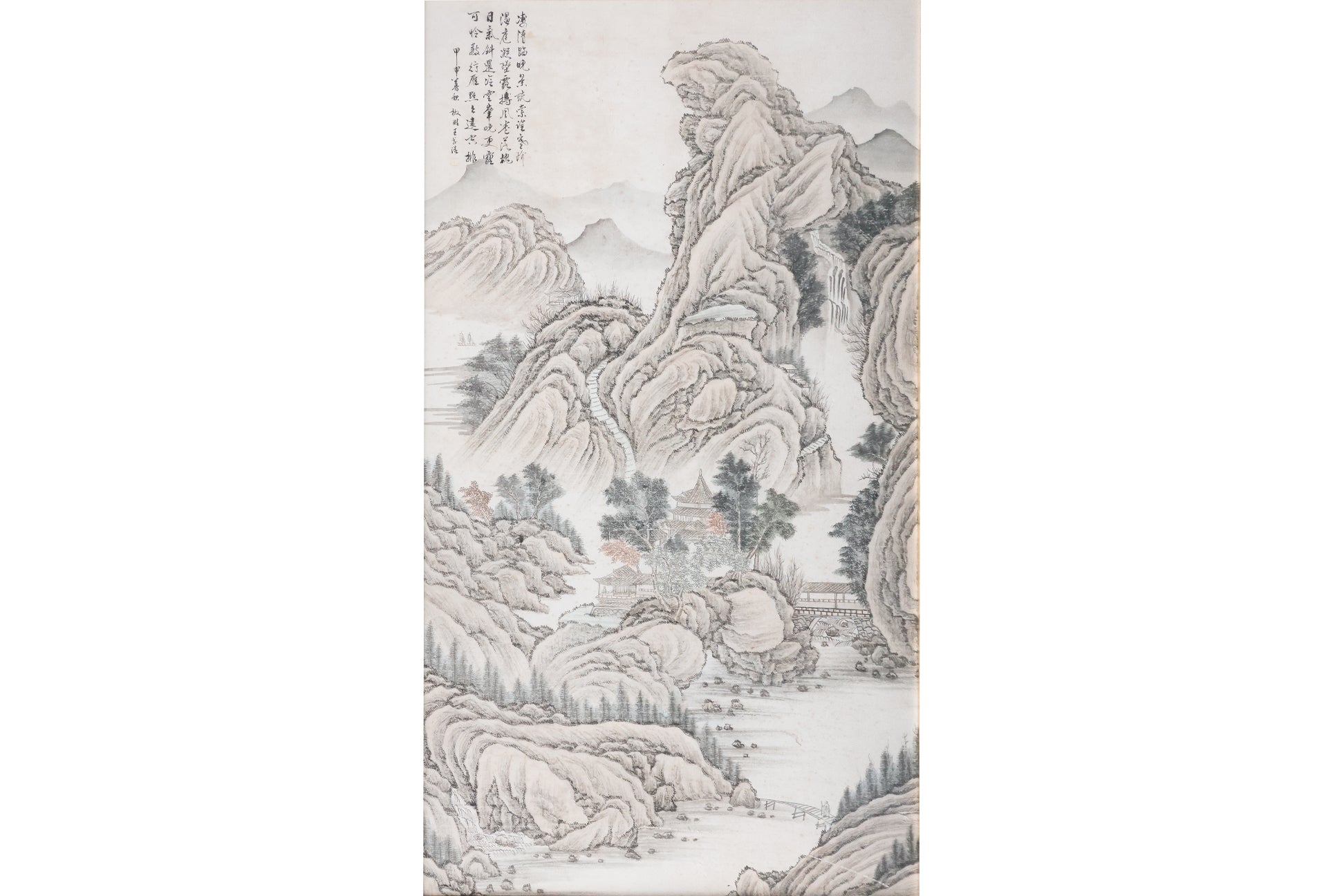 MANNER OF WANG XUE HAO - AN EXTENSIVE MOUNTAIN LANDSCAPE