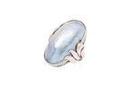 AN ABALONE SHELL RING