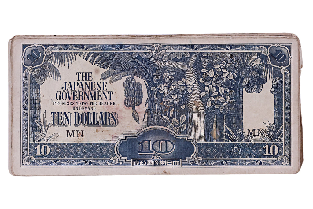 MALAYA JAPANESE OCCUPATION 10 DOLLARS MN