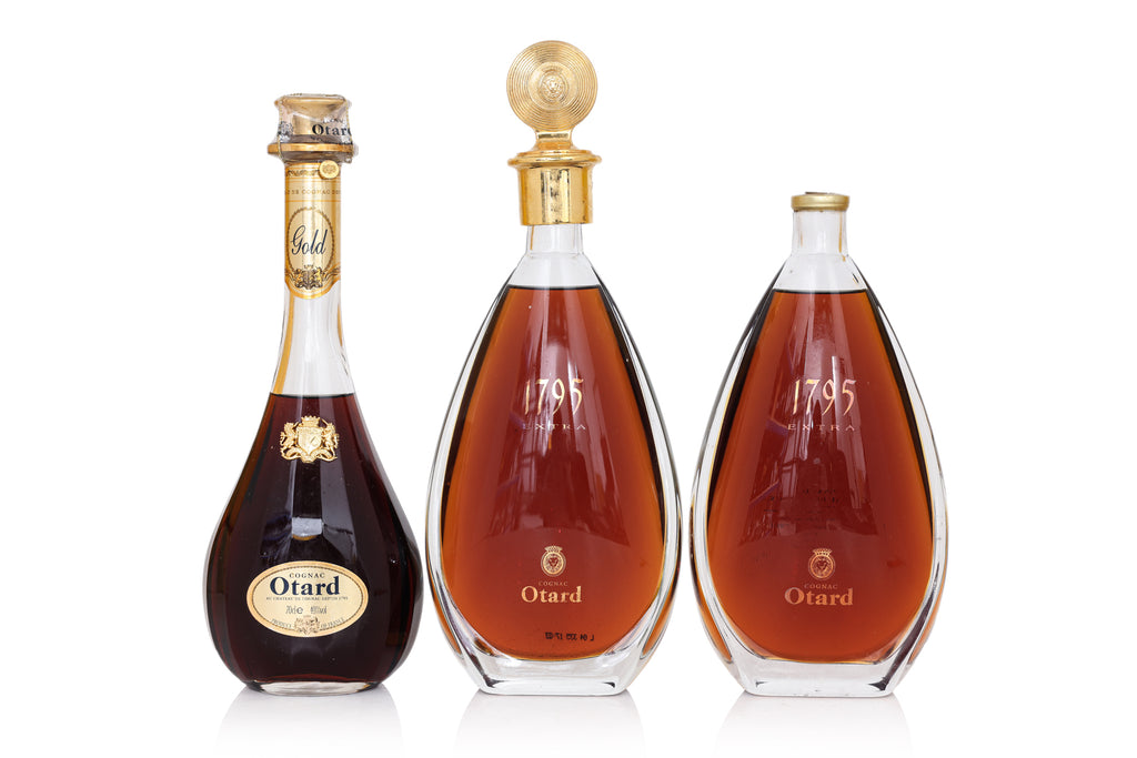 THREE BOTTLES OF OTARD COGNAC (3)