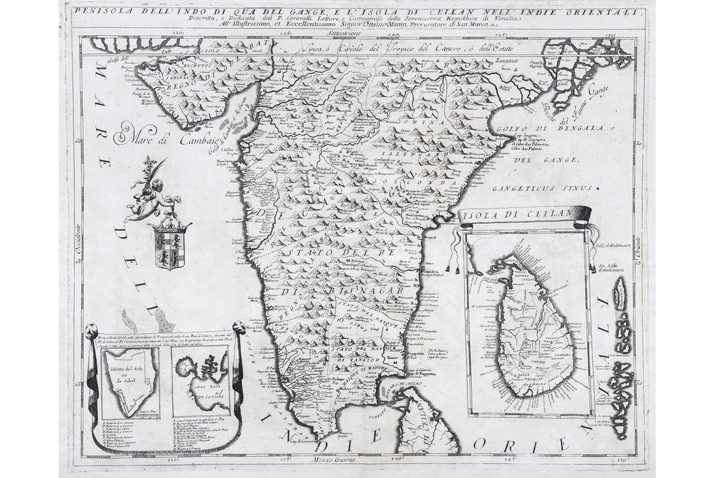 TWO ITALIAN MAPS OF INDIA (1691/1692)