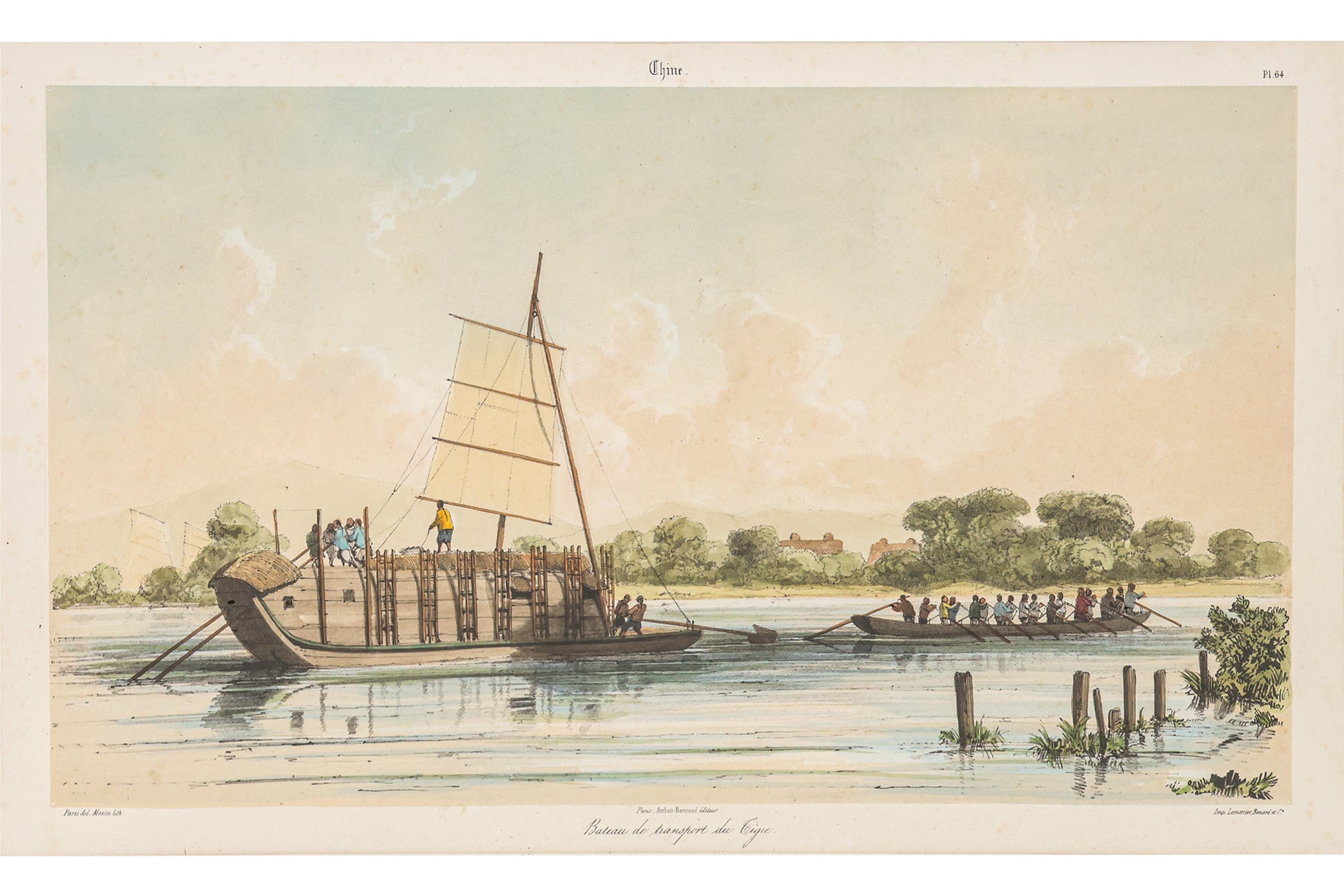 DETROIT DE MALACCA, AND CHINE, CHARLES MOZIN, 1841