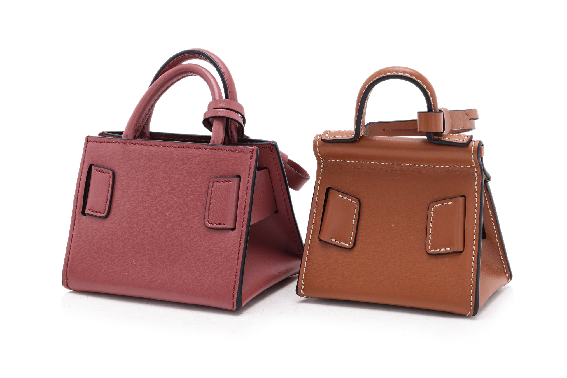 BOYY - A PAIR OF MINI LEATHER BAG CHARMS