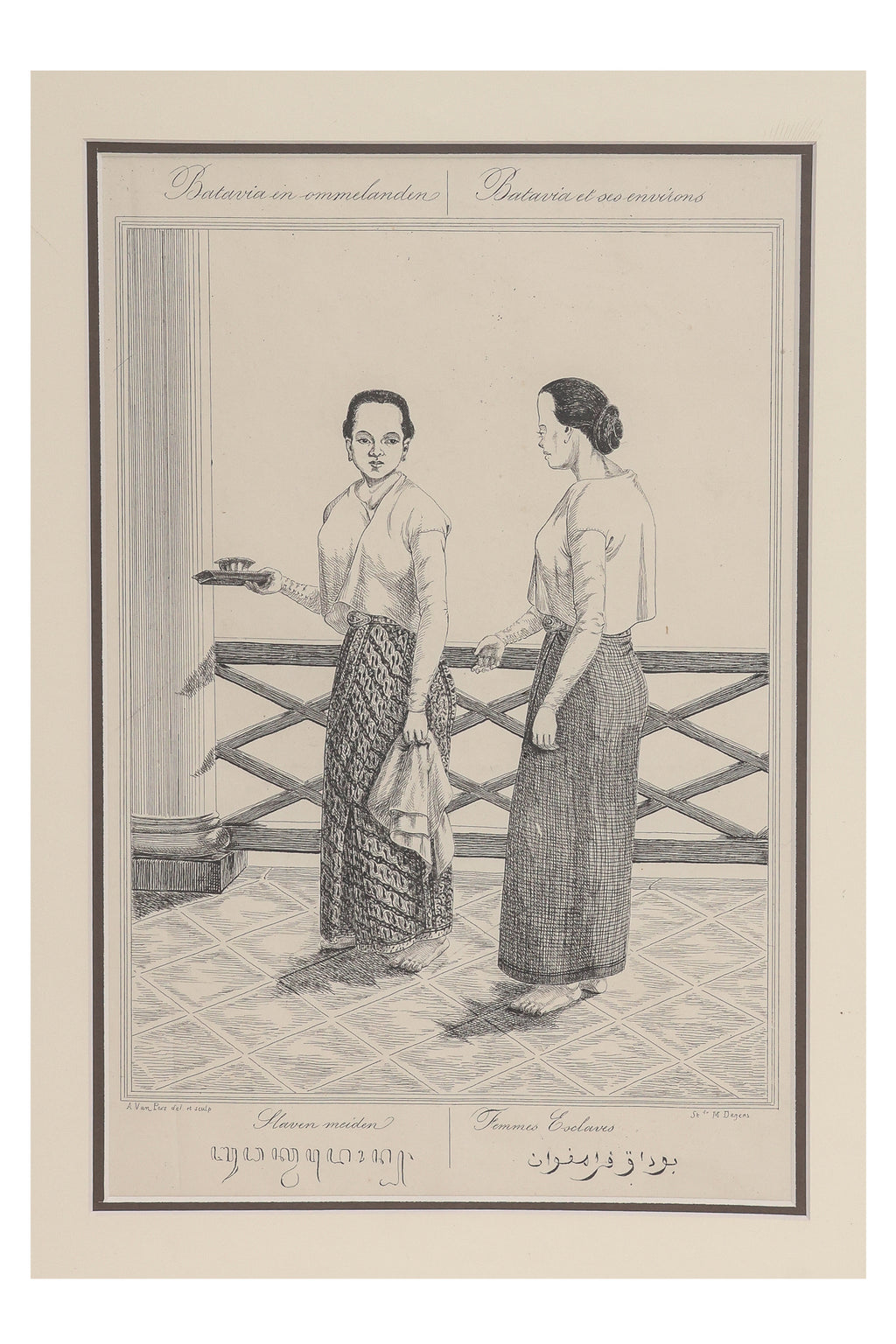 A SET OF FOUR LITHOGRAPHS, AUGUSTE VAN PERS, 1853-62