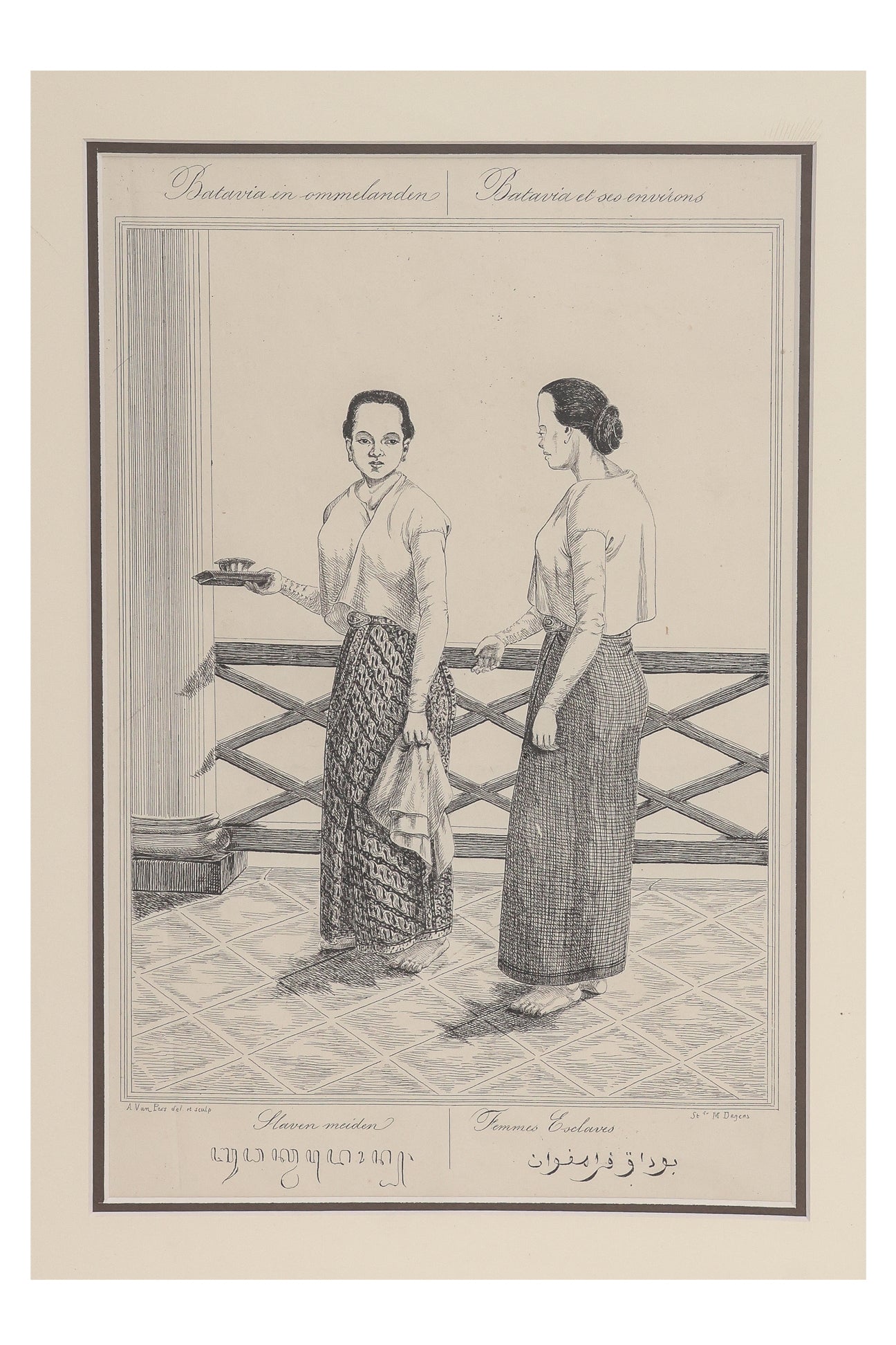 A SET OF FOUR LITHOGRAPHS, AUGUSTE VAN PERS, 1853-62