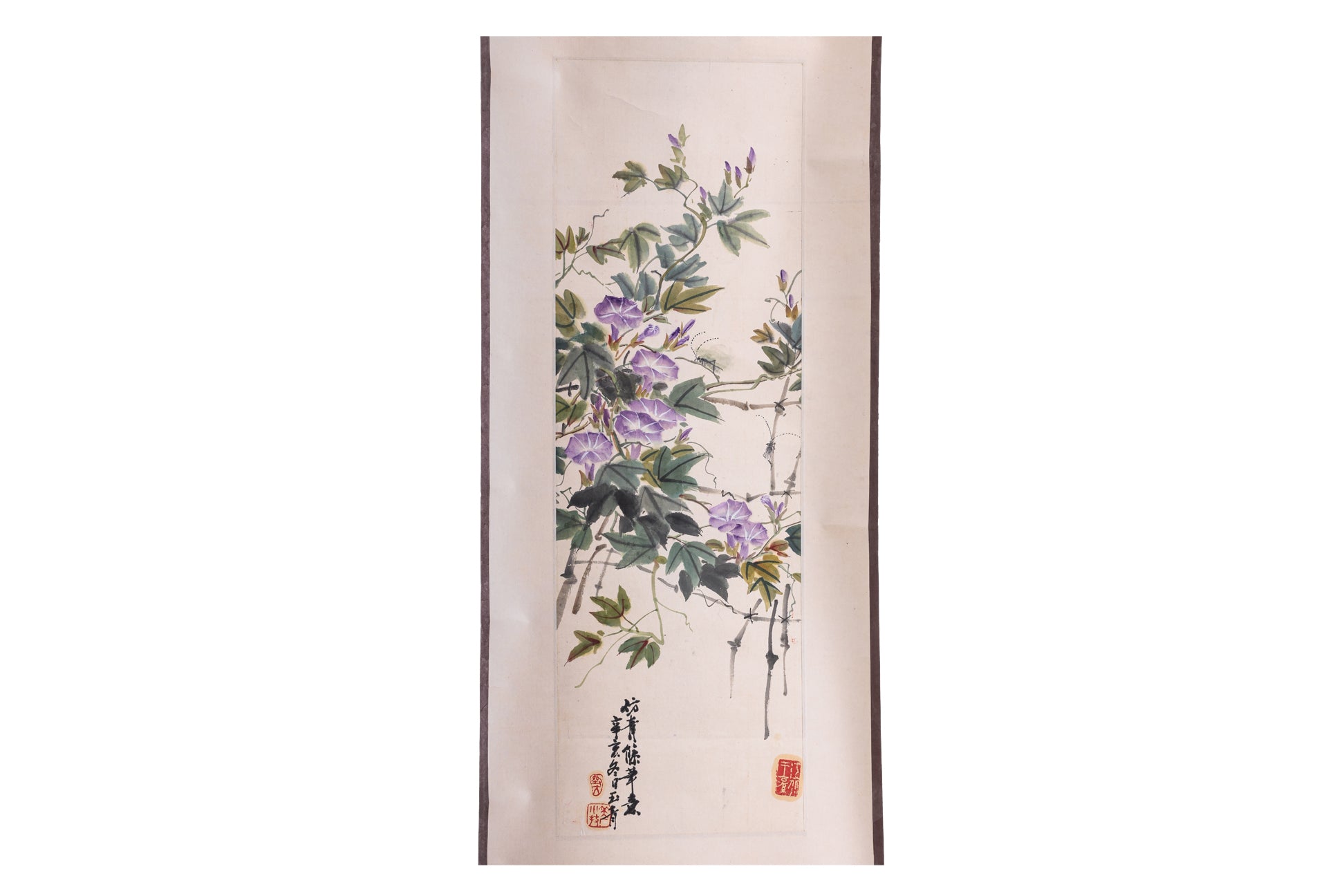 CHINESE SCHOOL (20TH CENTURY) - INSECTS AND FLOWERS