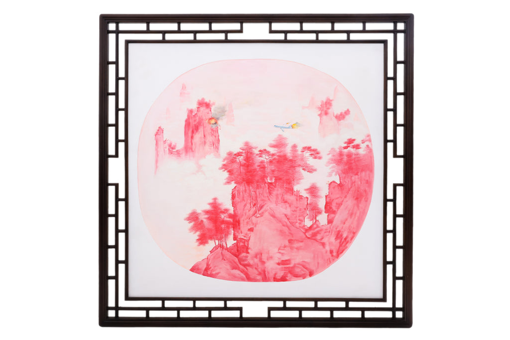 GUO WEN (CHINESE, B. 1982) - MOUNTAIN ON FIRE NO. 8