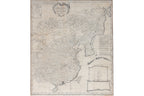 AN 18TH CENTURY FRENCH MAP OF CHINA, TARTARY AND KOREA