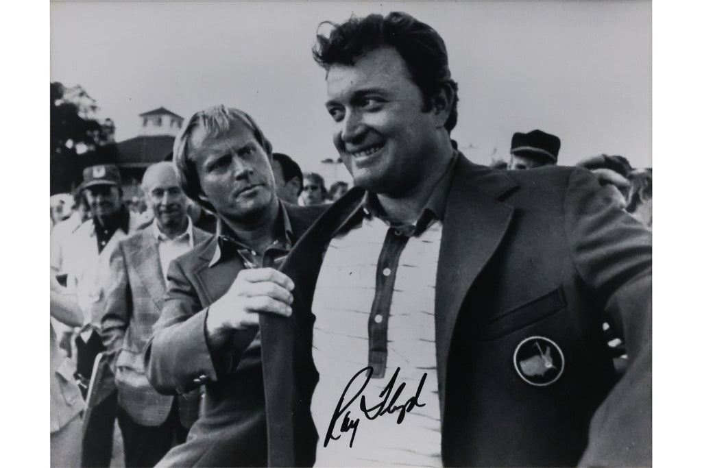 A GROUP OF FIVE ASSORTED GOLF MEMORABILIA PRINTS