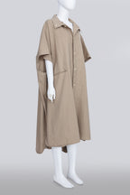 REGULATION YOHJI YAMAMOTO - A BEIGE TENT UTILITY DRESS