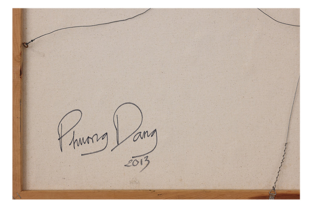 PHUONG DANG (VIETNAMESE, B. XX) - ABSTRACT PAINTINGS (2)