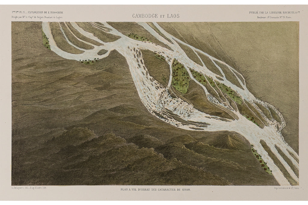 A GROUP OF FIVE VIEWS OF INDOCHINA, LOUIS DELAPORTE, 1873