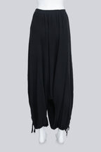 CHLOE - BAGGY BLACK TROUSERS