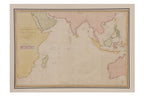 CARTE GENERALE DE LA MER DES INDES, PIERRE DAUSSY, 1841