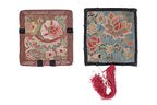 TWO CHINESE SILK EMBROIDERED PURSES
