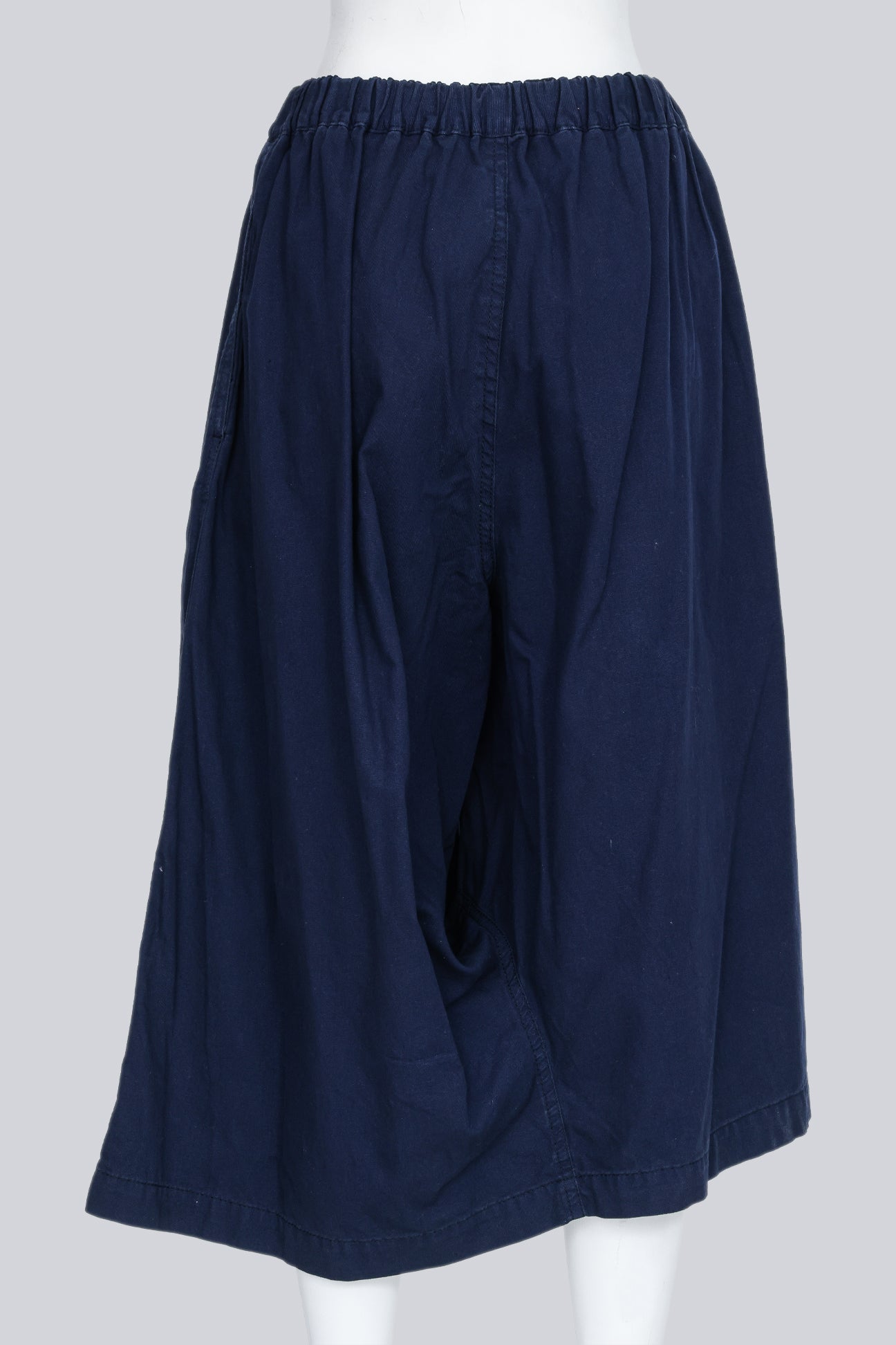 COMME DES GARCONS BLACK - A PAIR OF 2011 NAVY HOLE CULOTTES
