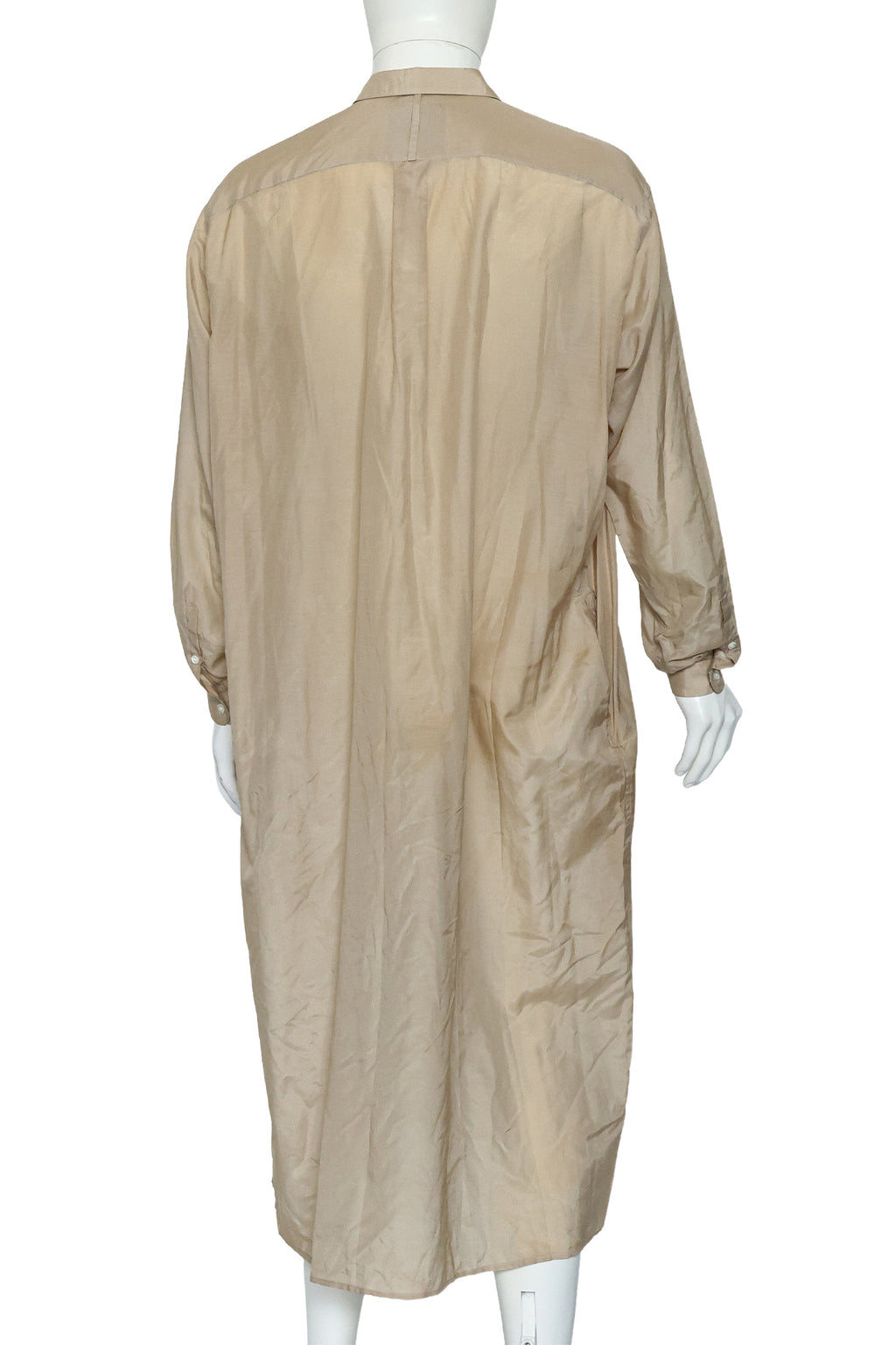 MIHARAYASUHIRO - A BEIGE LONG SHIRT DRESS