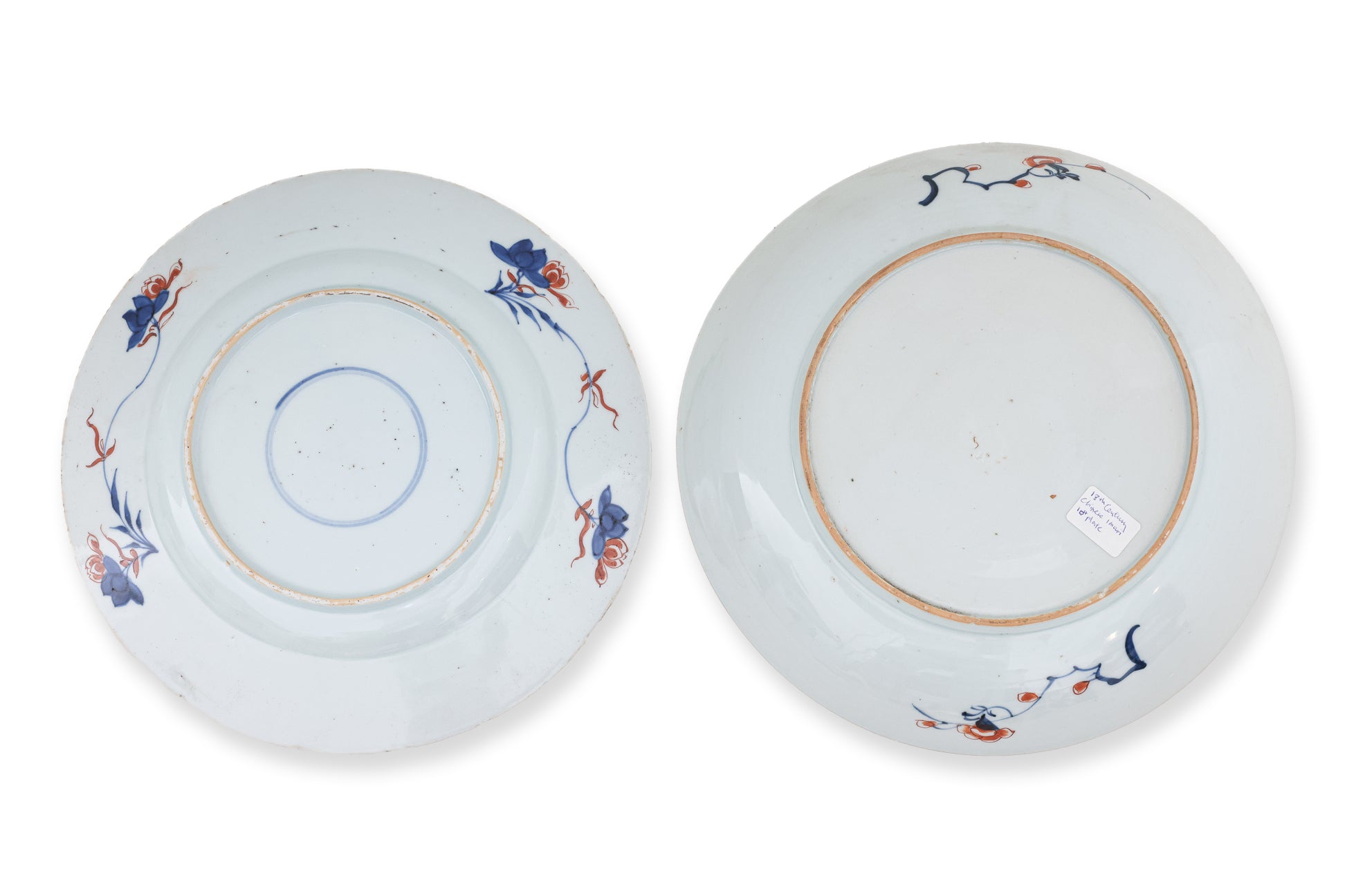 TWO IMARI PORCELAIN DISHES
