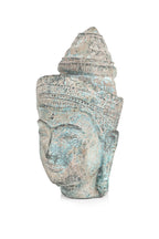 A BUDDHA BRONZE HEAD