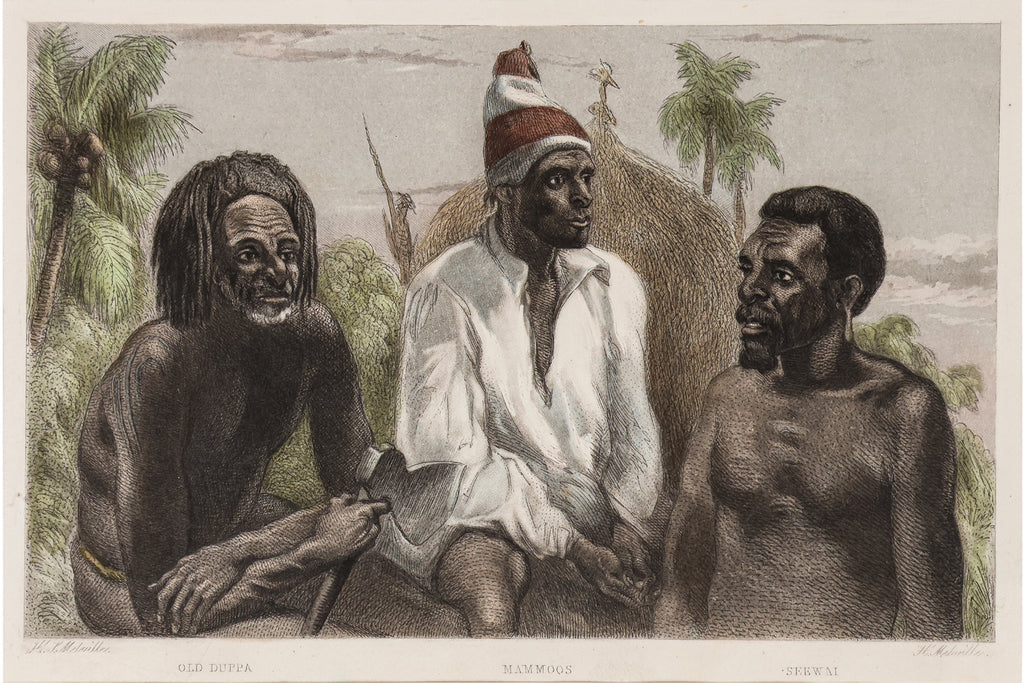 A GROUP OF SIX STUDIES OF INDIGENOUS PACIFIC ISLANDERS, JOSEPH BEETE JUKES, 1847