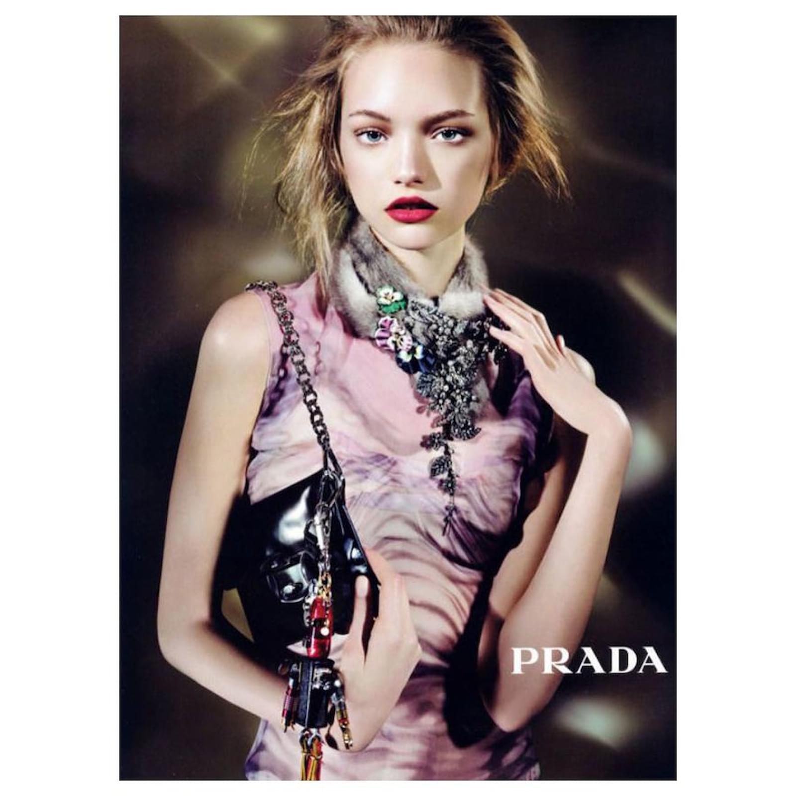 PRADA - A TROMPE L'OEIL 'WET EFFECT' DRESS