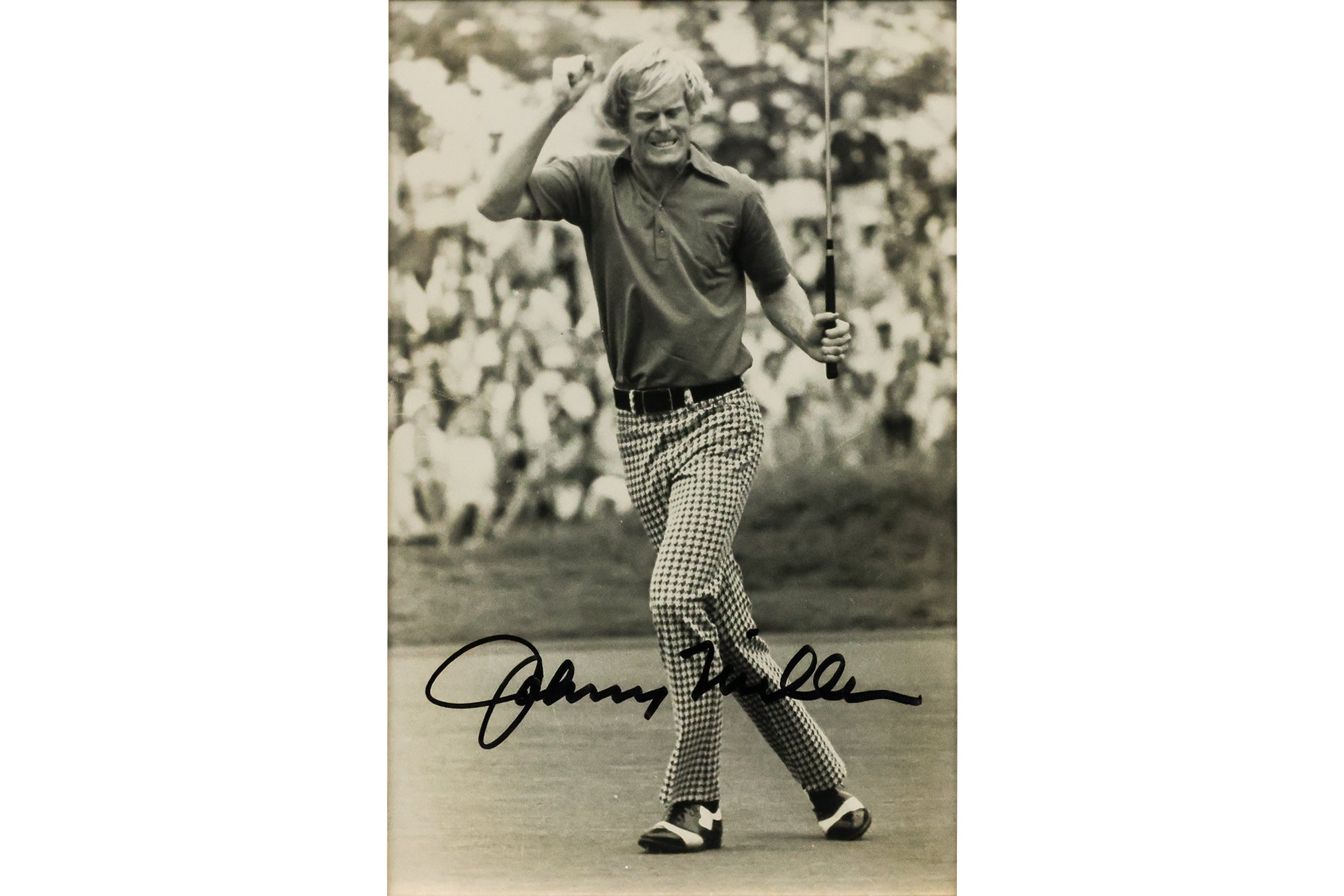 A GROUP OF FIVE ASSORTED GOLF MEMORABILIA PRINTS