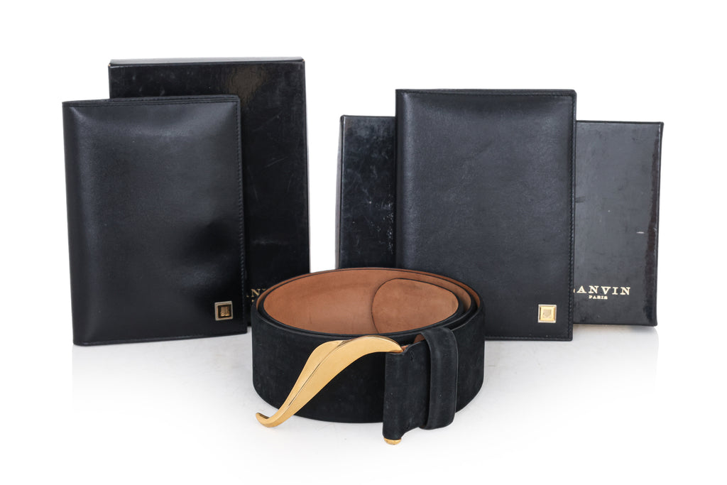 LANVIN - A GROUP OF THREE LEATHER GOODS