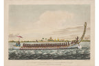 ONE OF THE BIRMAN GILT WAR BOATS CAPTURED BY CAPTN CHADS RN, H. PYALL, 1826