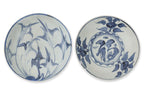 A GROUP OF FOUR BLUE AND WHITE DISHES