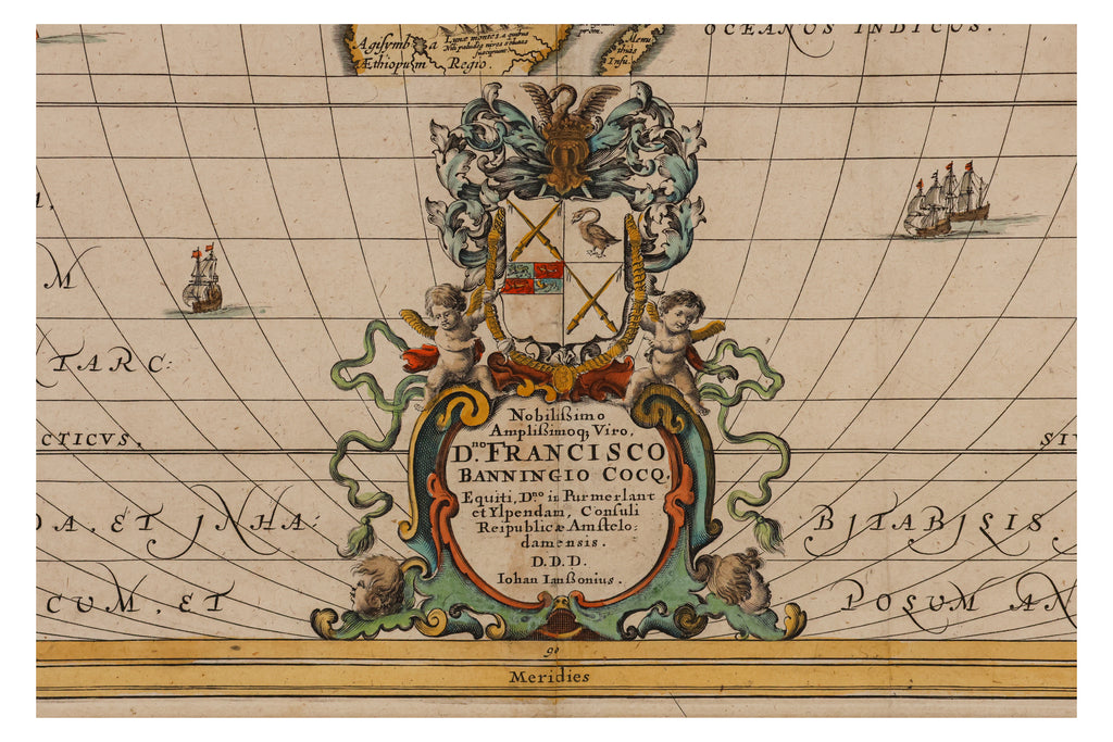 ORBIS TERRARUM VETERIBUS COGNITI TYPUS GEOGRAPHICUS, JOHANNES JANSSONIOUS, 1741