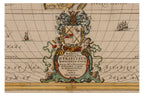 ORBIS TERRARUM VETERIBUS COGNITI TYPUS GEOGRAPHICUS, JOHANNES JANSSONIOUS, 1741