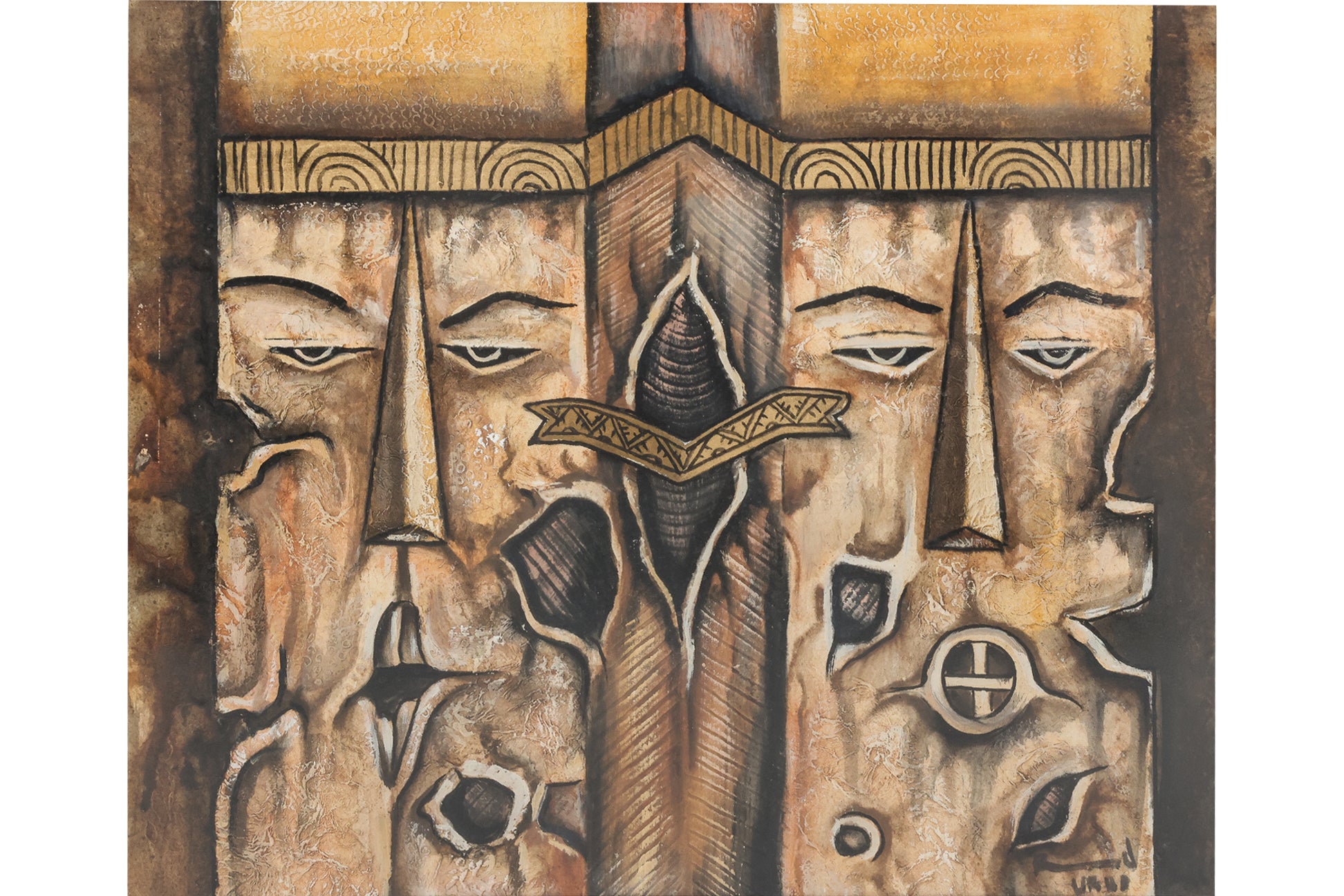 ARTIST UNKNOWN (INDONESIAN, XX/XXI) MASKS (2)