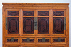 A CHINESE PINE WEDDING CABINET