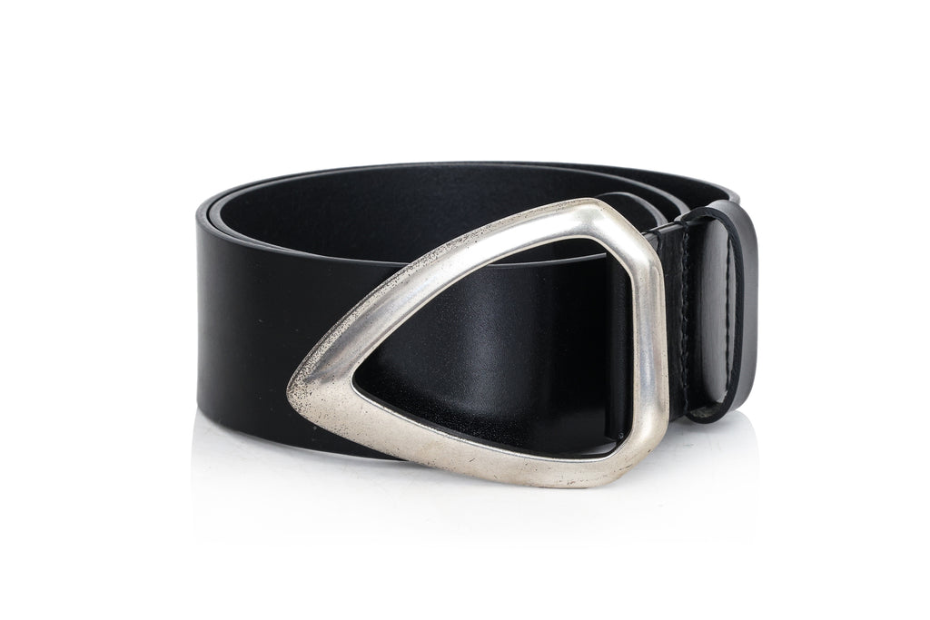 ISABEL MARANT - AN 'INDIANI' BLACK LEATHER BELT